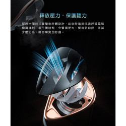 【 FiiO FH5s 】兩圈兩鐵MMCX單晶銅鍍銀可換線耳機 黑色
