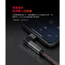 【FiiO LF-RB耳機升級線專用轉接頭(LF-TC)】DAC解碼/支援DSD256/32bit/384kHz/磁吸式