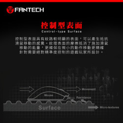 【FANTECH 台灣】MP35 精準控制型精密防滑電競滑鼠墊 35x25cm