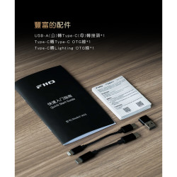【FiiO KA5 隨身型平衡解碼耳機轉換器】雙DAC解碼/3.5mm+4.4mm雙輸出/多系統支援