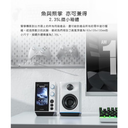 【FiiO SP3 高解析桌上型主動式音響】書架式喇叭//HiFi音響/家庭劇院/主動式喇叭/書架音響
