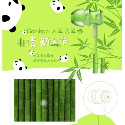 【UiiSii US60竹子輪廓造型入耳式線控耳機】進口複合振膜/金屬工藝設計外殼/IOS系統平台均可搭配使用