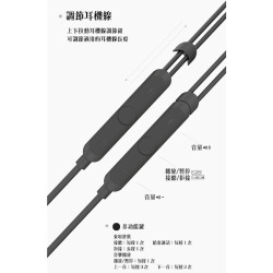 【UiiSii Hi-805獨特臉譜造型入耳式線控耳機】高清細膩音質/人體工學設計/支援各種IOS系統平台