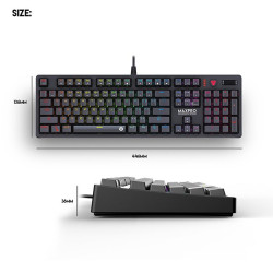 【FANTECH 台灣】MK851 RGB 專業機械式電競鍵盤