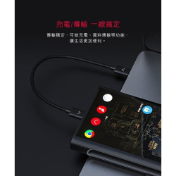【FiiO LT-TC3 Type-C轉Type-C 充電數據線(20cm)】優質隨身解碼/高純度銅鍍錫線芯/鋁合金外殼