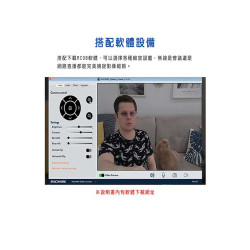 【ROCWARE RC08高畫質ePTZ三合一視訊攝影機】1080P高畫質/1080P高畫質/全向麥克風/可360°旋轉