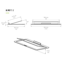 【Kanto S10 Soundbar中置喇叭通用腳架】加拿大品牌/家庭劇院/適用Soundbar/中置喇叭