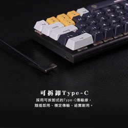 【FANTECH MK874水系列】ATOM63 60%可換軸體 RGB機械式鍵盤(MK874)英文鍵盤-青軸/紅軸