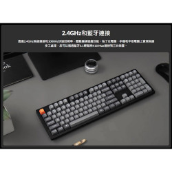 【Keychron K10 Max QMK無線機械式鍵盤】注音/RGB燈效/支援Mac.Win/熱插拔/紅軸.茶軸