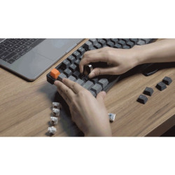 【Keychron K8 80%無線機械式鍵盤】支援Mac.Win系統/藍芽/青.紅軸/RGB