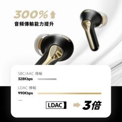 【SoundPeats Capsule3 Pro+ 無線耳機】藍芽5.3/雙單體/AI自適應降噪/Hi-Res認證