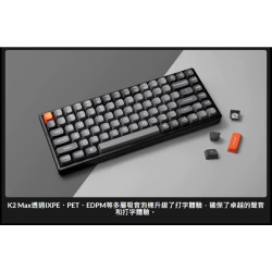 【Keychron K2 Max 75% 三模無線機械鍵盤 】RGB/支援Mac.Win/熱插拔/Super紅軸.茶軸