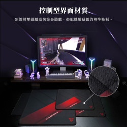 【FANTECH MP256】控制型精密防滑電競滑鼠墊-25x21cm