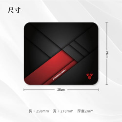 【FANTECH MP256】控制型精密防滑電競滑鼠墊-25x21cm
