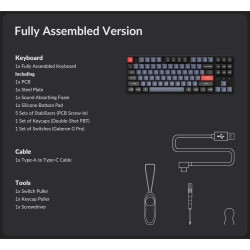【Keychron K8 Pro QMK/VIA 無線機械式鍵盤 】青軸/藍芽/白光/熱插拔/適用Mac.Win系統