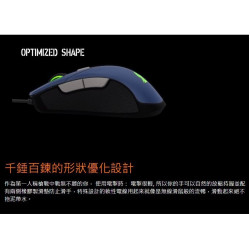 【Wicked Bunny 威克邦尼 RAPID 電掣電競遊戲滑鼠】16000 CPI高解析度/RGB燈效/編織線