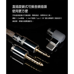 【FIIO LC-RE Pro】 金銀銅混編可換插頭MMCX耳機升級線(2025版)