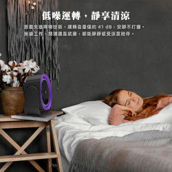 【FANTECH PAC4】 USB無刷電風扇 可使用TypeC行動電池供電 封閉工作室廁所廚房露營帳蓬內使用都方便