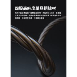【 FiiO FD1 】鍍鈹振膜單動圈CIEM可換線耳機 N50雙磁路／0.78mm雙針／四股高純度單晶銅線