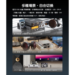 【BR15 R2R Hi-Fi 藍牙音訊接收器】藍牙6.0/LDAC、aptX Lossless無損/10段PEQ調節