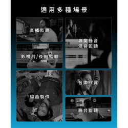 【NF ACOUS NH20 封閉式專業監聽耳罩耳機】封閉式專業監聽調校/四極插頭/雙磁路雙腔體