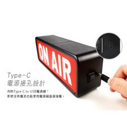 【 AtoB ON AIR—自拍直播場景造型燈箱】USB／電池雙用／可作廣告燈箱／網紅／youtuber／直播主必備
