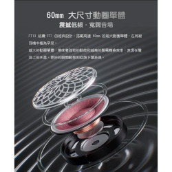 【FIIO FT13】封閉式大動圈實木耳罩耳機/60mm大動圈/天然紫心木木碗/羊毛複合奈米木纖維振膜