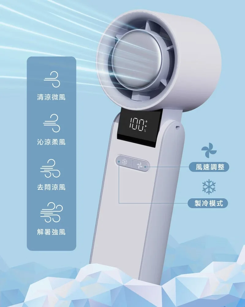 LaPO  LF-C01 制冷高速可折疊隨身風扇