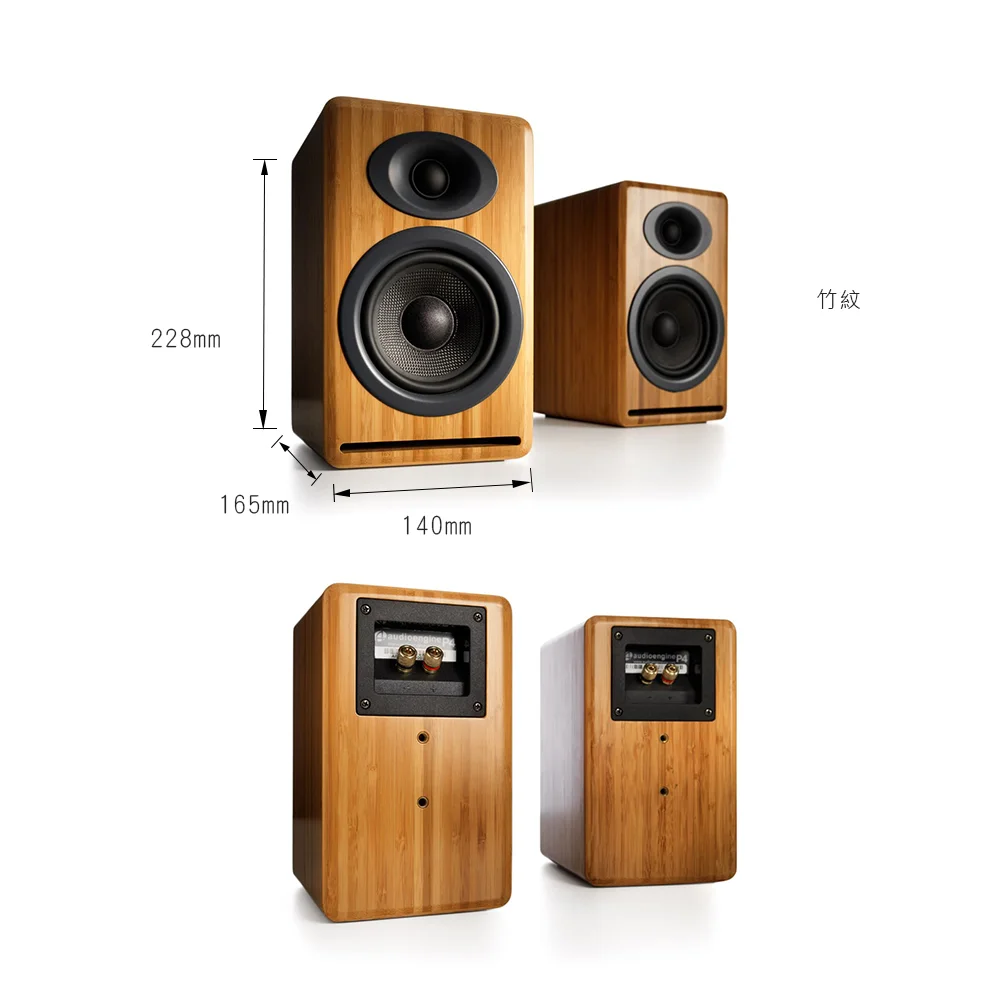 Audioengine P4 被動式喇叭 （黑色款）