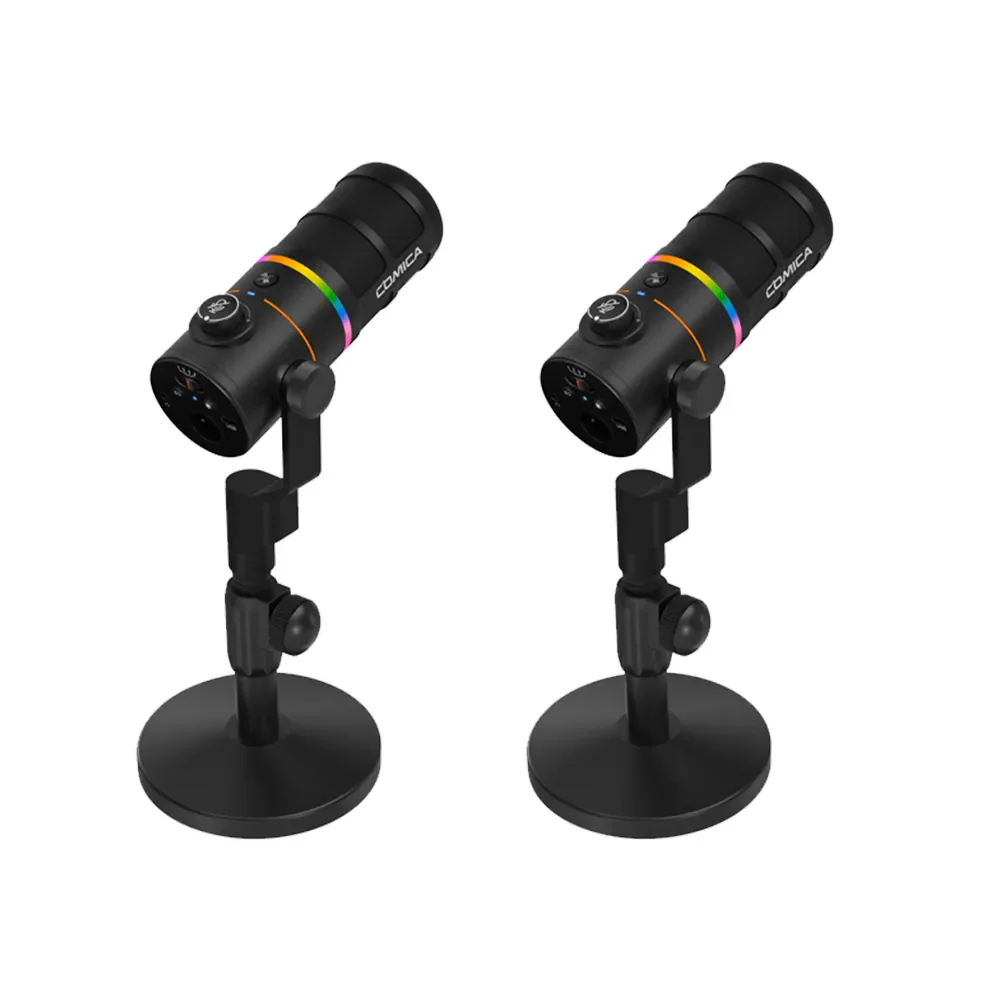 COMICA EJoy D10 Pro(D) Combo USB/XLR動圈式無線麥克風(一對二組合) - 黑色款