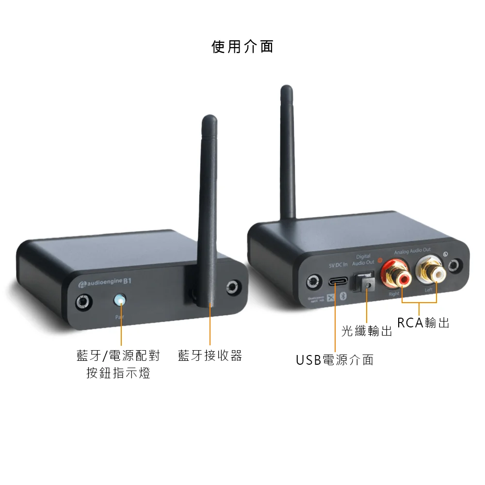 Audioengine B1 藍牙音樂接收器