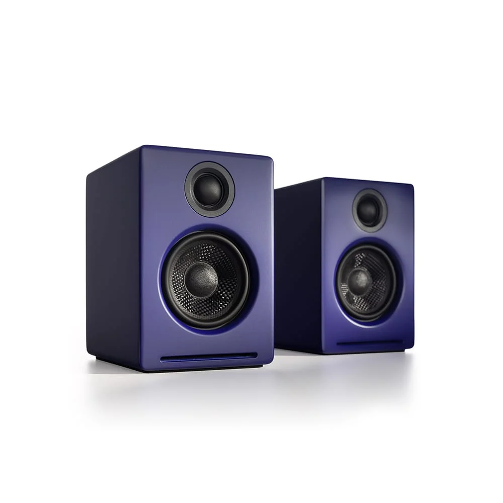 Audioengine A2+ 2025升級版 主動式立體聲藍牙書架喇叭  （藍色款）