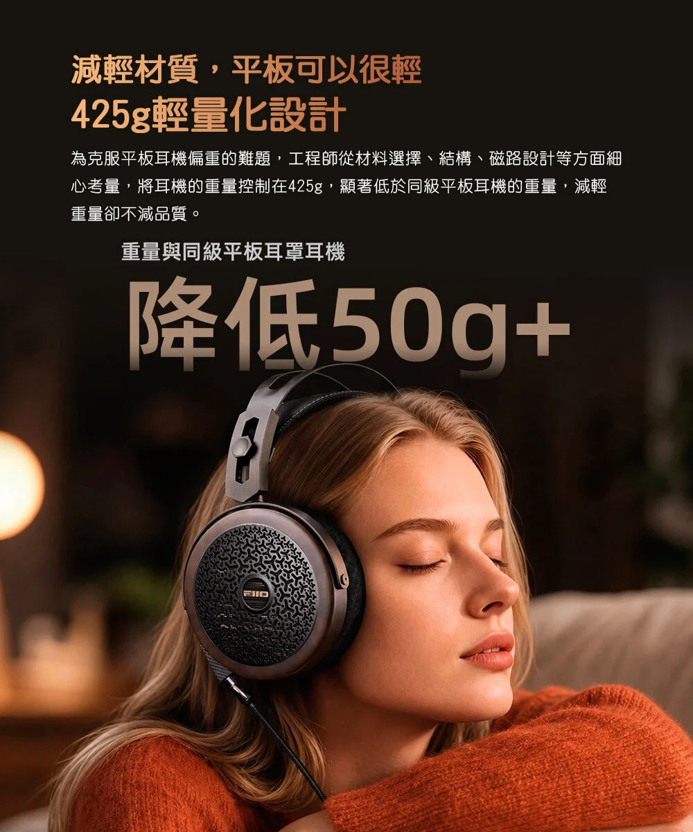 【FIIO FT15】開放式金剛石平板振膜耳罩耳機