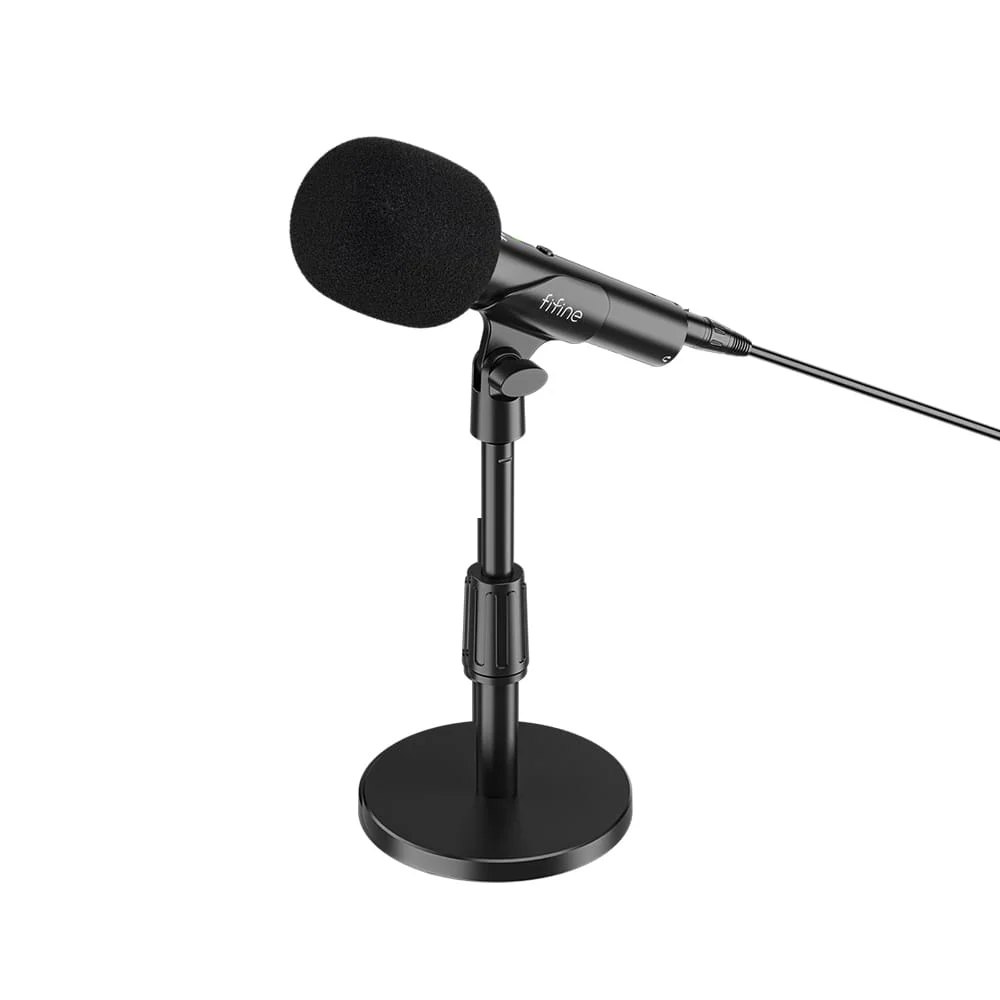 【FIFINE Tank2 錄音室等級動圈麥克風】USB+XLR/高解析音質/支援耳機監聽/相容多種系統設備