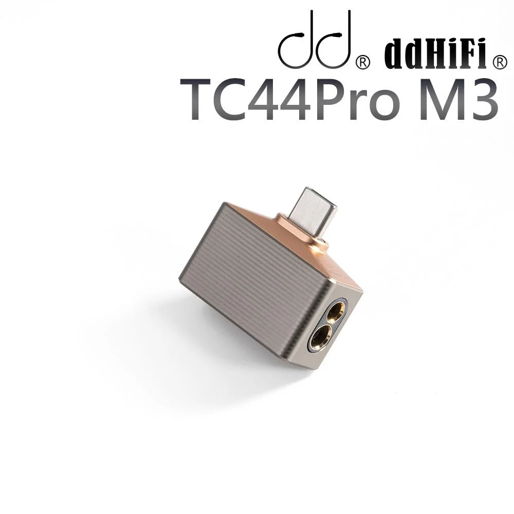 【ddHiFi TC44Pro M3 雙母頭轉Type-C(公)平衡解碼轉接頭】
