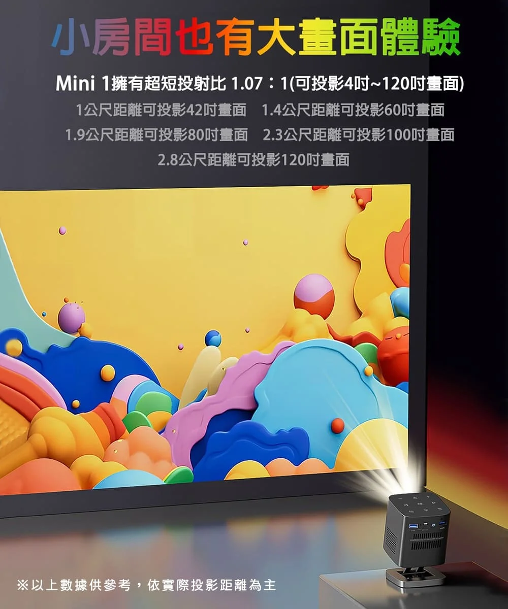 【UMST掌上型android 微投影機 Mini 1】微投影/內建電池/頂級DLP投影技術