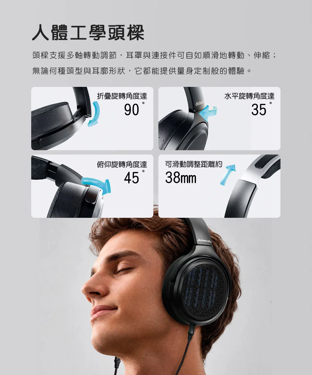 【FIIO JT9】開放式平板振膜耳罩耳機