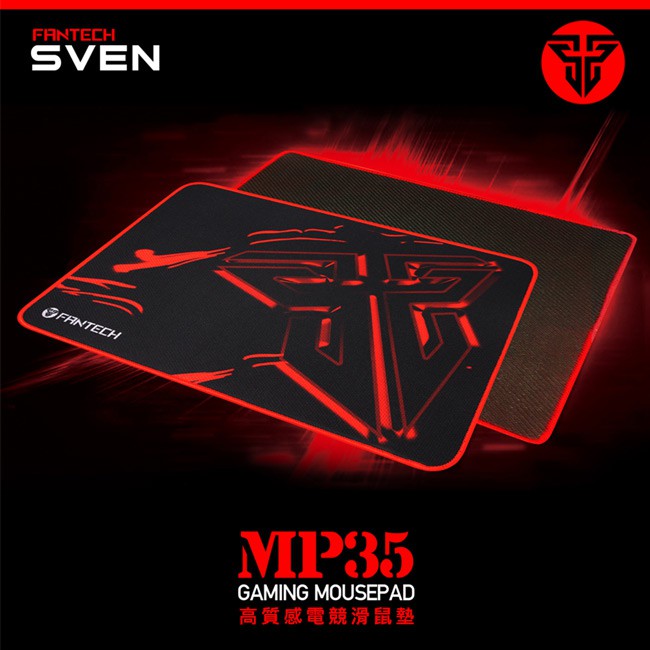 【FANTECH 台灣】MP35 精準控制型精密防滑電競滑鼠墊 35x25cm