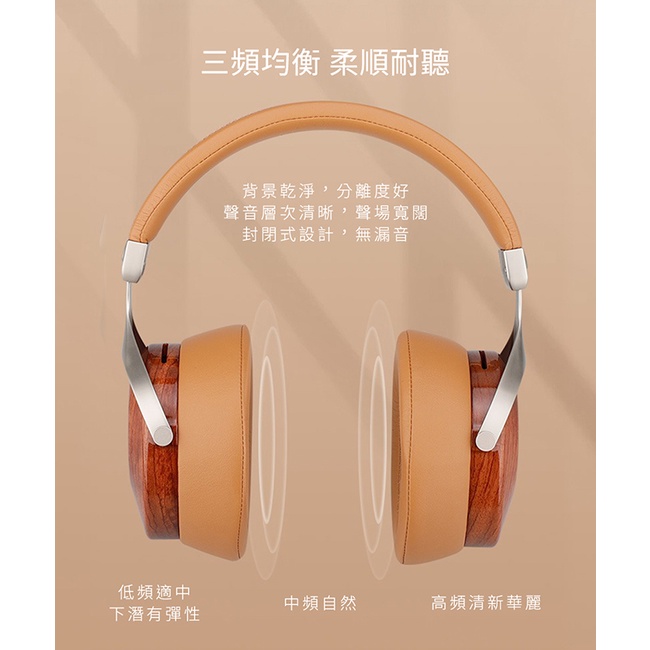 【SIVGA SV021】HiFi動圈型耳罩式耳機 輕鬆小品 優美木紋 獨一無二