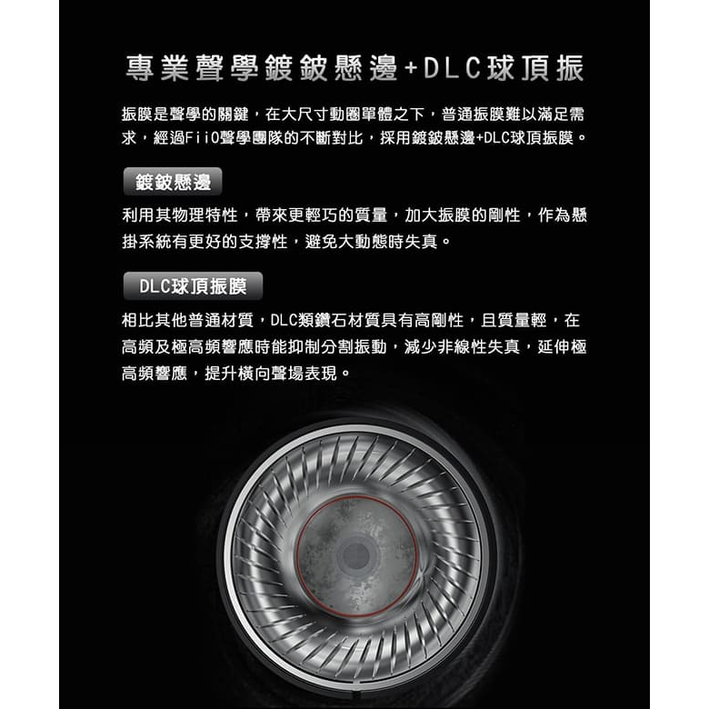 【FiiO FT3 高解析大動圈耳罩式耳機】350Ω高阻抗/鍍鈹懸邊+DLC球頂振膜/單晶銅線/3.5mm/4.4mm