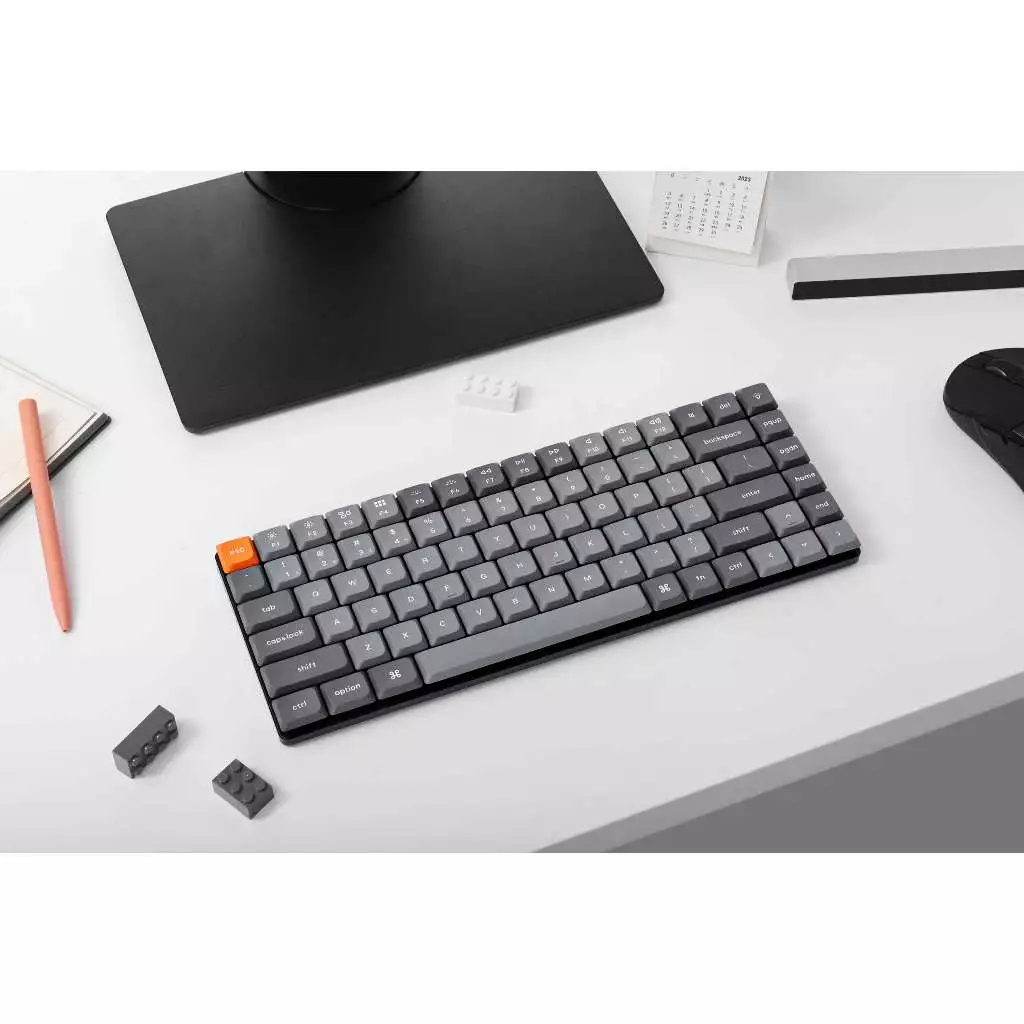 【Keychron K1 Max矮軸無線機械鍵盤】 注音/80%/2.4G.藍牙/Mac/熱插拔/RGB/QMK/VIA