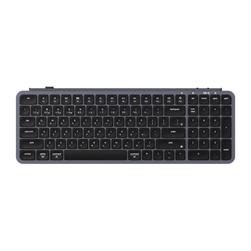 Keychron B2 Pro 96% 超薄無線鍵盤 適用Mac/Win 藍牙 2.4G 注音版本