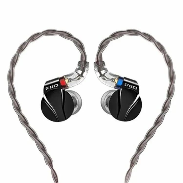 【FiiO FD15鋁鎂合金球頂振膜單動圈可換線耳機】膨脹式MMCX插口/4股古河銅+銅銀混編線/可換線設計