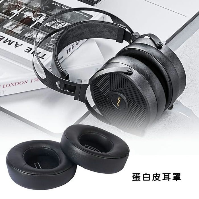 【FiiO FT5 專用蛋白皮耳罩(HS-FT5A)】FT5專用/柔軟舒適/左右耳標示