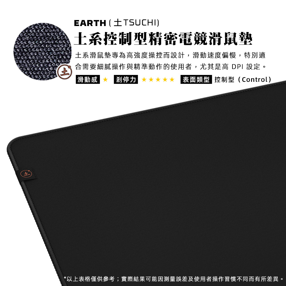 【FANTECH MMT 】土水火風雷速度控制型精密電競滑鼠墊