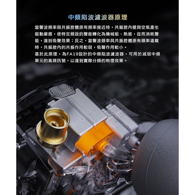 【FiiO FA19樓氏十單元動鐵MMCX單晶體純銀可換線耳機】低頻增強型動鐵/DLP 3D列印技術/高純度/高純度純銀