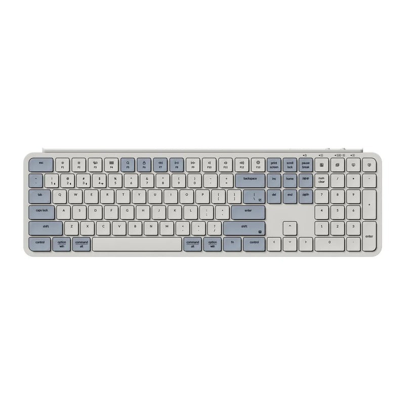 【Keychron B6 Pro 超薄無線鍵盤(英文版本)】支援2.4GHz、藍牙和有線模式/多系統支援/輕巧超薄