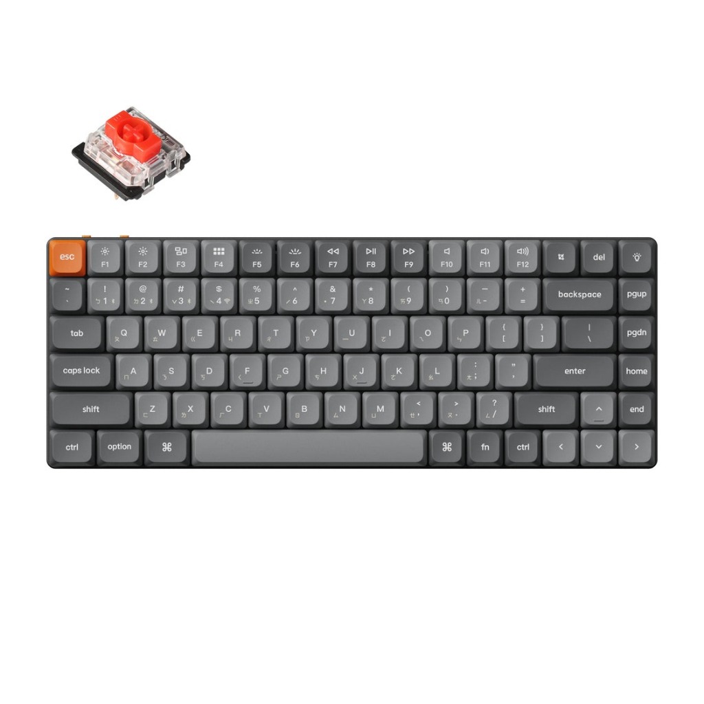 【Keychron K3 Max 75% 矮軸 三模無線機械鍵盤】RGB燈效/支援Mac.Win/熱插拔/紅軸.茶軸