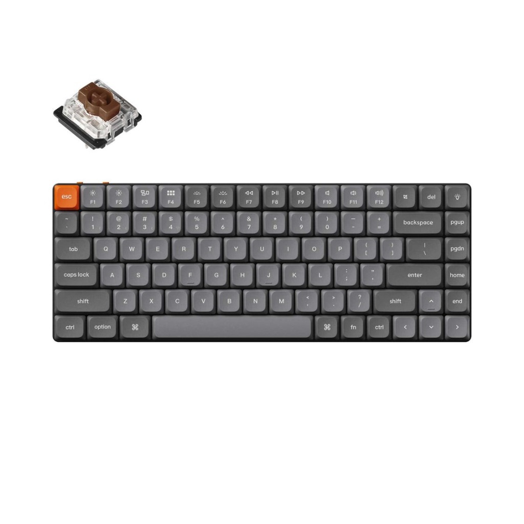 【Keychron K3 Max 75% 矮軸 三模無線機械鍵盤】RGB燈效/支援Mac.Win/熱插拔/紅軸.茶軸