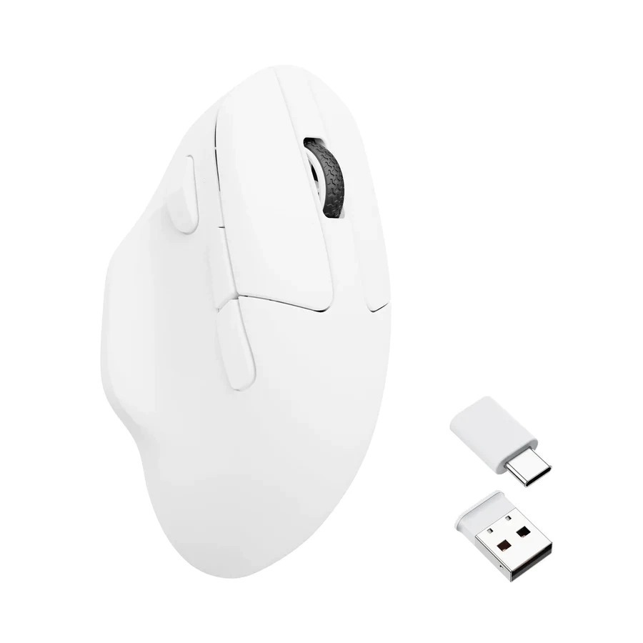 【Keychron M7 三模無線滑鼠 】/人體工學滑鼠/63克/最高26000 DPI
